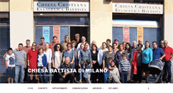 Desktop Screenshot of chiesabattistamilano.org